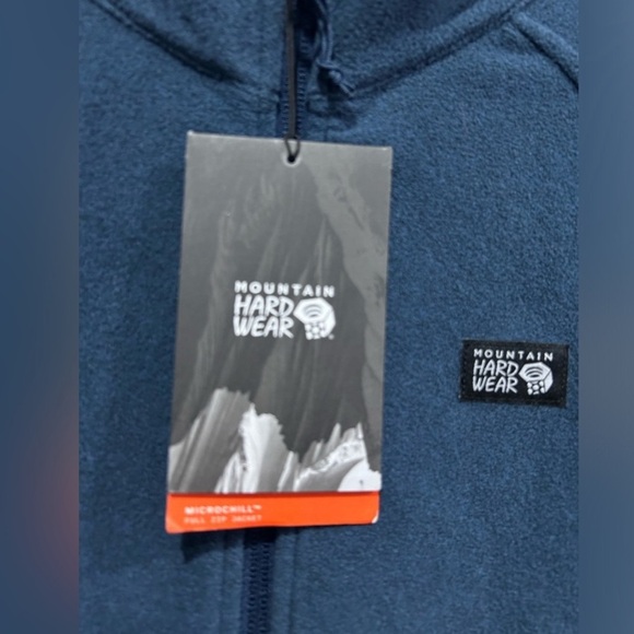 Mountain Hardwear Women's Medium Navy Blue Microchill Full Zip Jacket NWT - Picture 4 of 11